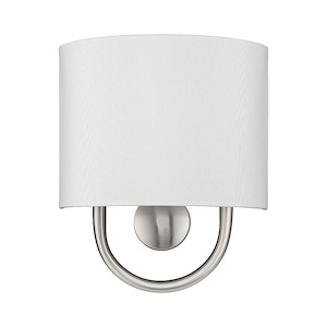 Stratton - 1 Light ADA Wall Sconce-10.5 Inches Tall and 9 Inches Wide