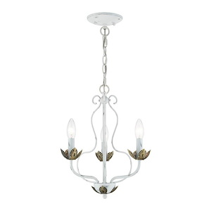 Katarina - 3 Light Chandelier In Transitional Style-15.5 Inches Tall and 13 Inches Wide