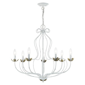 Katarina - 7 Light Chandelier In Transitional Style-26 Inches Tall and 28 Inches Wide