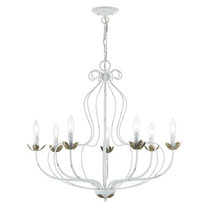 Katarina - 7 Light Chandelier In Transitional Style-26 Inches Tall and 28 Inches Wide