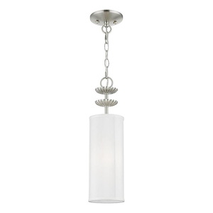Brookdale - 1 Light Mini Pendant In Transitional Style-18.25 Inches Tall and 5.13 Inches Wide - 1094662