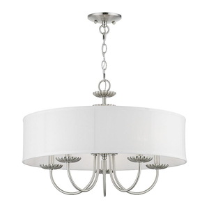 Brookdale - 5 Light Pendant In Transitional Style-16.5 Inches Tall and 23 Inches Wide
