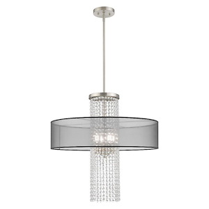 Bella Vista - 4 Light Pendant in Contemporary Style - 24 Inches wide by 33 Inches high