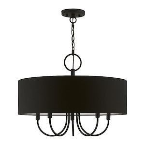 Birchwood - 5 Light Pendant In Transitional Style-17.5 Inches Tall and 23 Inches Wide - 1094659