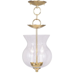 Legacy - Two Light Convertible Pendant - 8.25 Inches wide by 12.5 Inches high - 490436