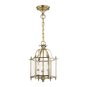 Livingston - 3 Light Convertible Mini Pendant in Traditional Style - 10 Inches wide by 15.25 Inches high - 415206