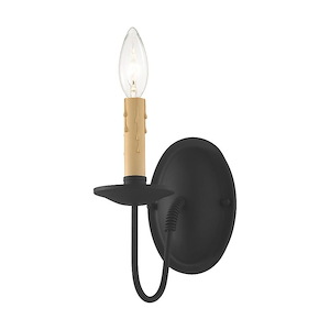 Heritage - 1 Light Wall Sconce in Farmhouse Style - 4.25 Inches wide by 11.25 Inches high