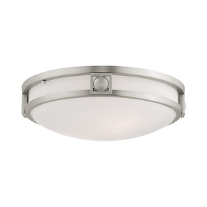 Titania - 2 Light Flush Mount in Modern Style - 13 Inches wide by 4 Inches high