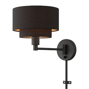 Sentosa - 1 Light Swing Arm Wall Sconce In Mid-Century Modern Style-11 Inches Tall and 10 Inches Wide