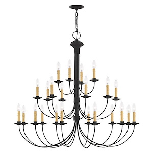 Heritage - 24 Light Chandelier in Farmhouse Style - 42 Inches wide by 40 Inches high - 397012