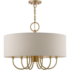 Burnett - 7 Light Pendant In Refined Style-18.75 Inches Tall and 24 Inches Wide - 1219892