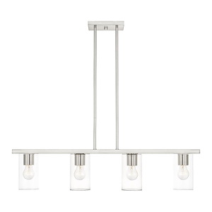 Zurich - 4 Light Chandelier in Modern Style - 4.5 Inches wide by 14.75 Inches high - 1219932