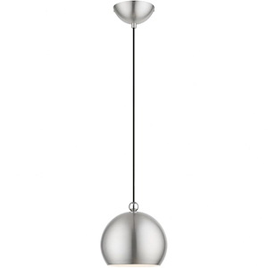 Stockton - 1 Light Globe Mini Pendant In Industrial Style-14.25 Inches Tall and 8 Inches Wide - 1220258