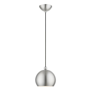 Stockton - 1 Light Globe Mini Pendant In Industrial Style-14.25 Inches Tall and 8 Inches Wide - 1220258