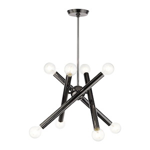 Stafford - 8 Light Chandelier in Modern Style - 24 Inches wide by 20.25 Inches high
