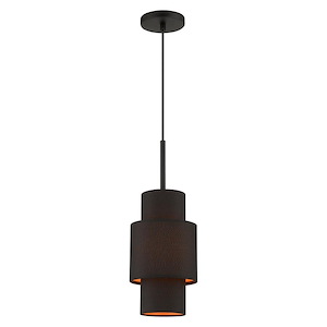 Sentosa - 1 Light Pendant In Mid-Century Modern Style-24.5 Inches Tall and 7 Inches Wide - 1296967