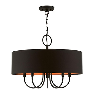 Bradhurst - 5 Light Pendant In Transitional Style-17.5 Inches Tall and 23 Inches Wide