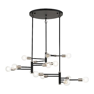 Bannister - 15 Light Extra Large Chandelier In Modern Style-31 Inches Tall and 41.25 Inches Wide - 1305718
