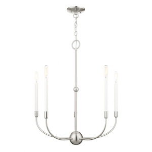 Clairmont - 5 Light Chandelier in Modern Style - 24 Inches wide by 28 Inches high