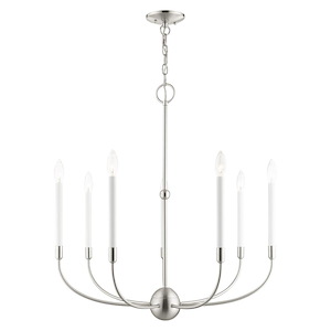 Clairmont - 7 Light Chandelier in Modern Style - 28 Inches wide by 30 Inches high
