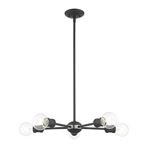 Lansdale - 5 Light Chandelier in Industrial Style - 19 Inches wide by 11.25 Inches high - 939504