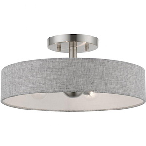 Elmhurst - 4 Light Semi-Flush Mount In Timeless Style-6 Inches Tall and 14 Inches Wide - 1220262