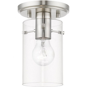 Munich - 1 Light Flush Mount In Contemporary Style-7.5 Inches Tall and 5 Inches Wide