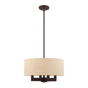 Cresthaven - 4 Light Chandelier in Contemporary Style - 18 Inches wide by 18.5 Inches high