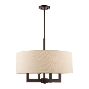 Cresthaven - 4 Light Chandelier in Contemporary Style - 24 Inches wide by 22 Inches high