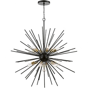 Tribeca - 13 Light Extra Large Foyer Chandelier In Sculptural Style-43.75 Inches Tall and 42 Inches Wide - 1220154