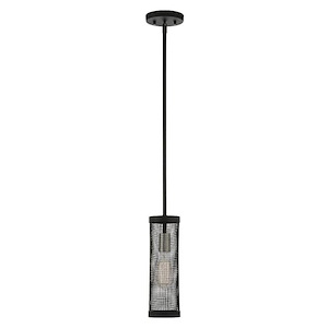 Industro - 1 Light Pendant in Contemporary Style - 5.13 Inches wide by 21.5 Inches high
