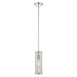 Industro - 1 Light Pendant in Contemporary Style - 5.13 Inches wide by 21.5 Inches high - 939487