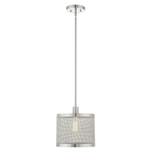 Industro - 1 Light Pendant in Contemporary Style - 10 Inches wide by 18.25 Inches high - 939594