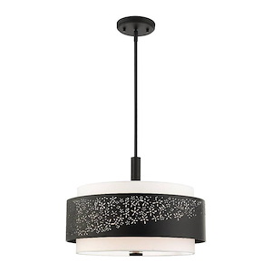 Noria - 4 Light Chandelier in Modern Style - 20 Inches wide by 17.25 Inches high