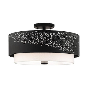 Noria - 4 Light Semi-Flush Mount in Modern Style - 20 Inches wide by 11.75 Inches high - 1012207