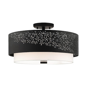 Noria - 4 Light Semi-Flush Mount in Modern Style - 20 Inches wide by 11.75 Inches high - 1012207