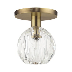 Whitfield - 1 Light Semi-Flush Mount-8.5 Inches Tall and 7 Inches Wide