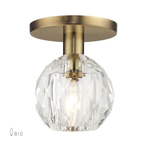 Whitfield - 1 Light Semi-Flush Mount-8.5 Inches Tall and 7 Inches Wide - 1337543