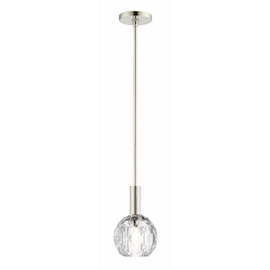 Whitfield - 1 Light Pendant in Contemporary Style - 6.5 Inches wide by 17.75 Inches high - 1219919