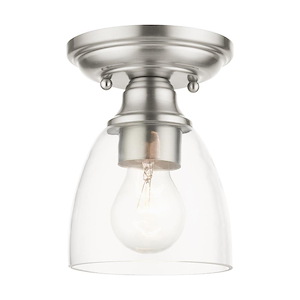 Montgomery - 1 Light Flush Mount in New Traditional Style - 5 Inches wide by 7 Inches high - 1012191