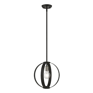 Modesto - 1 Light Pendant In Industrial Style-15.75 Inches Tall and 12.25 Inches Wide - 1306335
