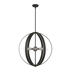Modesto - 5 Light Pendant Chandelier In Industrial Style-28.75 Inches Tall and 24 Inches Wide
