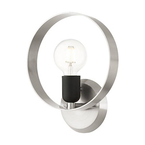 Modesto - 1 Light ADA Wall Sconce in Industrial Style - 9 Inches wide by 11 Inches high - 1012189