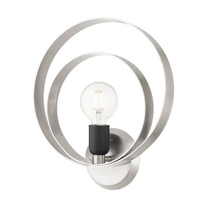 Modesto - 1 Light ADA Wall Sconce in Industrial Style - 12 Inches wide by 14 Inches high - 1012181