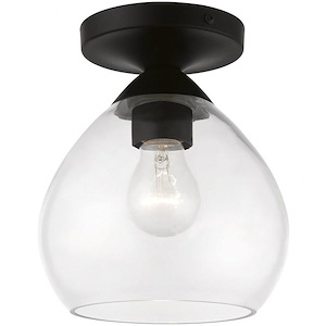 Catania - 1 Light Semi-Flush Mount In Transitional Style-8.25 Inches Tall and 7 Inches Wide - 1219936