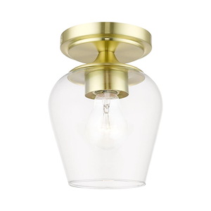 Willow - 1 Light Flush Mount In Transitional Style-7.5 Inches Tall and 5.75 Inches Wide - 1219939