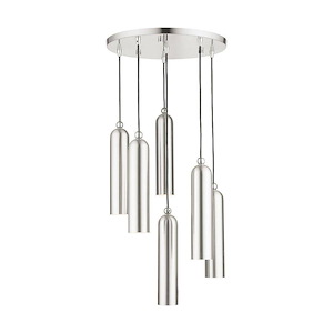 Ardmore - 6 Light Pendant in Mid Century Modern Style - 19 Inches wide by 16.5 Inches high