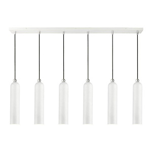 Ardmore - 6 Light Linear Pendant in Mid Century Modern Style - 4.5 Inches wide by 16.5 Inches high
