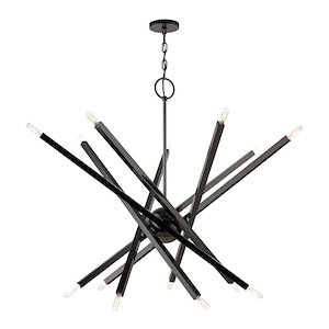 Monaco - 14 Light Extra Large Chandelier In Modern Style-34 Inches Tall and 40 Inches Wide - 1296619
