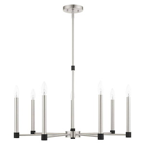 Karlstad - 7 Light Chandelier in Contemporary Style - 28 Inches wide by 20.25 Inches high - 939500
